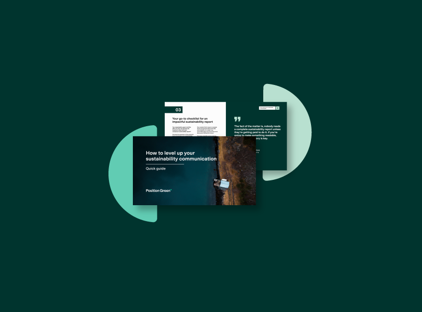 Quick guide: How to level up your sustainability communication
