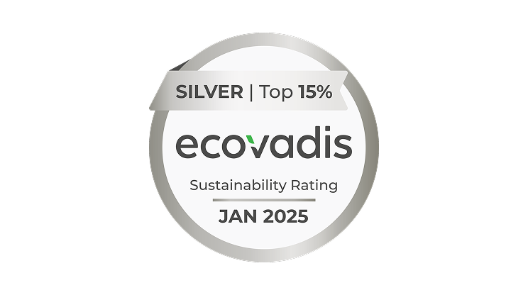 ecovadis silver 2025 badge